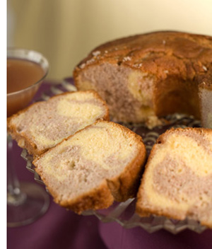 French Martini Upside Down Cake