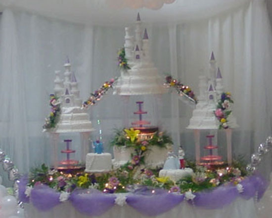 1980s traditional wedding cakes