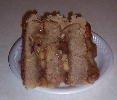 Bananas Foster cake