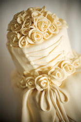 Designer Gown Wedding Cake