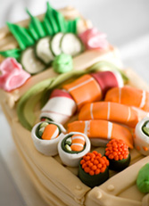 Sushi Birthday Cake