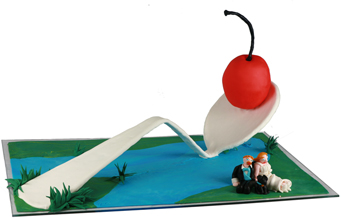 Spoonbridge & Cherry Wedding Cake