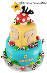 Super Mario Brothers Anniversary Cake